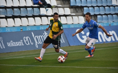 Felipe Sanchón, en el partit de la primera volta a Lleida | Críspulo Díaz